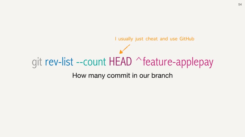 git rebase -i HEAD~25 slide 54